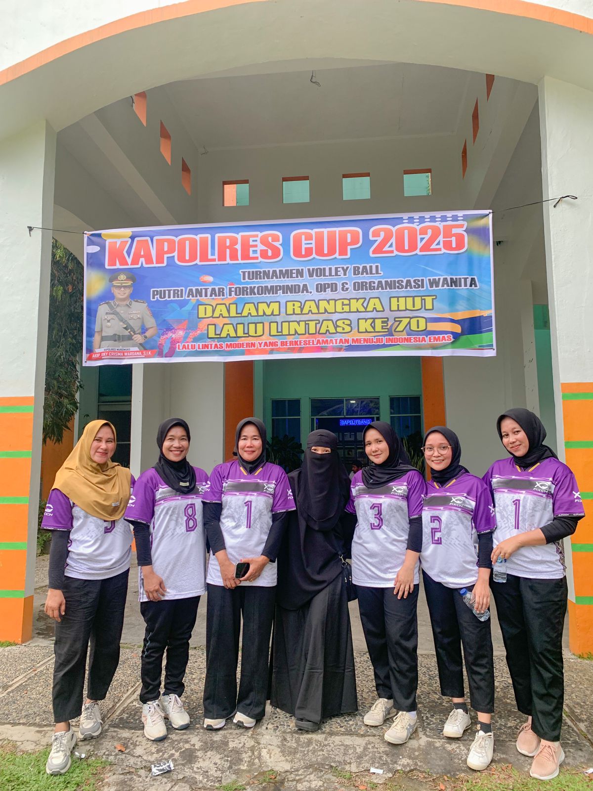 Lomba Voli dalam rangka Kapolres Cup 2025